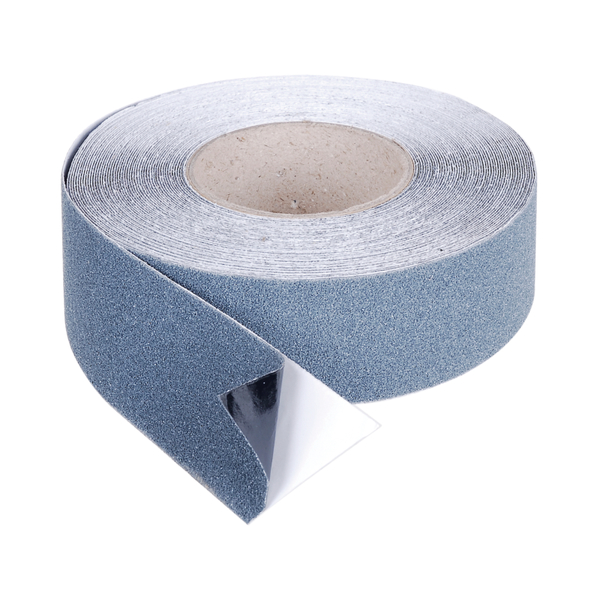 Non-slip strip, self-adhesive, on a roll, Material: plastic, colour: anthracite, Width: 50 mm, Retail packaged