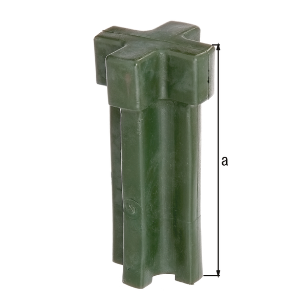 Drive-in tool, for fence post spikes 70 x 70 mm and 80 mm Ø, Material: plastic, impact resistant, Height: 195 mm