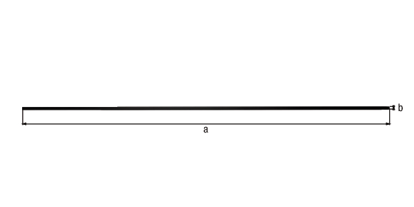 Barra de seguridad persiana con forma redonda, en acero, Material: Acero crudo, Superficie: Barniz de inmersión negro aplicado de forma cataforética, Longitud: 1570 mm, Diámetro: 15 mm