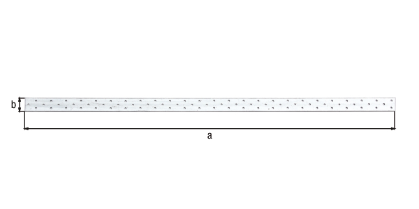 Lochplattenstreifen, Material: Stahl roh, Oberfläche: sendzimirverzinkt, mit CE-Kennzeichnung nach DIN EN 14545, Länge: 1000 mm, Breite: 40 mm, Zulassung: Europ.Techn.Zul. EN14545:2009-2/89/106/EWG+93/68/EWG, Materialstärke: 2,00 mm, Loch: Ø5 mm