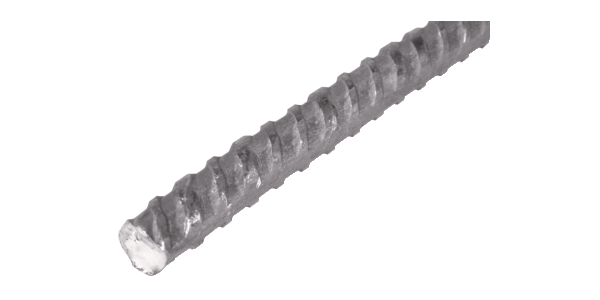 Beton-Riffelstahl, Material: Stahl roh, warmgewalzt, zum Einbetonieren, Durchmesser: 6 mm, Länge: 1000 mm