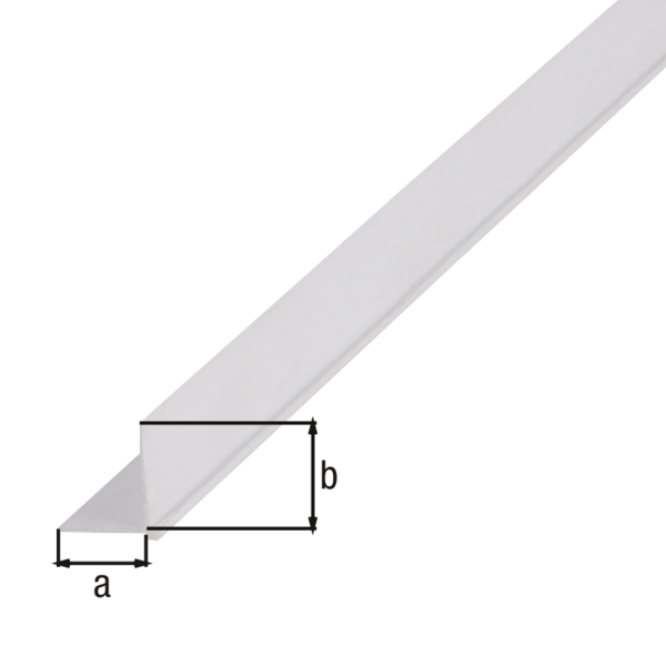 Wallpaper corner profile, Material: PVC-U, colour: white, Width: 20 mm, Height: 20 mm, Length: 2600 mm, Material thickness: 1.00 mm