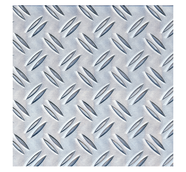 Textured sheet, checker plate surface, Material: Aluminium, Surface: untreated, Length: 1000 mm, Width: 300 mm, Material thickness: 1.50 mm