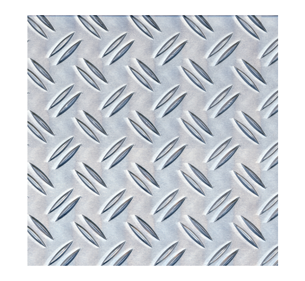 Textured sheet, checker plate surface, Material: Aluminium, Surface: untreated, Length: 1000 mm, Width: 300 mm, Material thickness: 2.50 mm