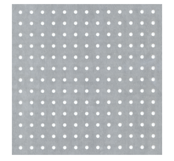 Lochblech, Lochung: rund, Material: Aluminium, Oberfläche: natur, Länge: 1000 mm, Breite: 120 mm, Abstand Mitte - Mitte Loch: 15 mm, Materialstärke: 1,50 mm
