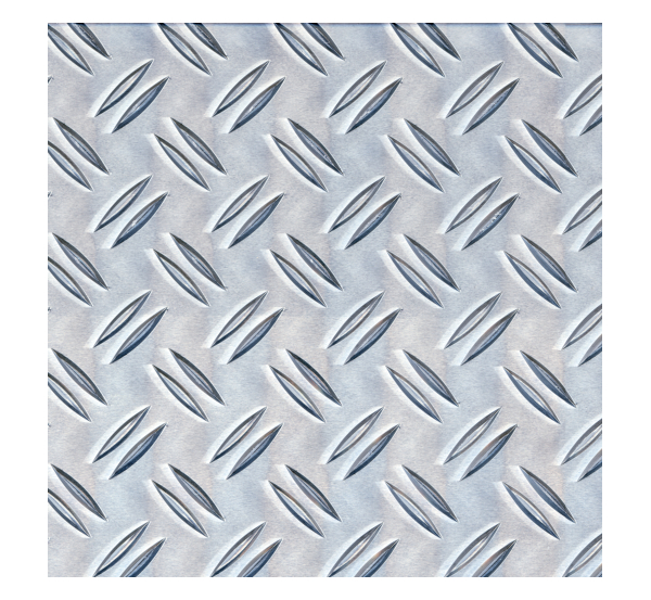 Textured sheet, checker plate surface, Material: Aluminium, Surface: untreated, Length: 1000 mm, Width: 200 mm, Material thickness: 1.50 mm