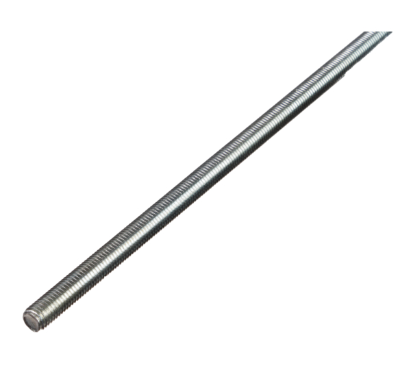 Threaded bar, Material: raw steel, Surface: blue galvanised, Length: 1000 mm, Thread: M20