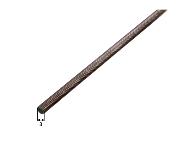 Threaded bar, Material: stainless steel, Length: 1000 mm, Thread: M10