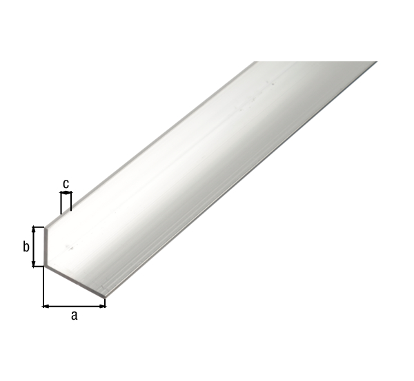 BA-Profil, Winkel, Material: Aluminium, Oberfläche: natur, Breite: 30 mm, Höhe: 15 mm, Materialstärke: 2 mm, Ausführung: ungleichschenklig, Länge: 1000 mm