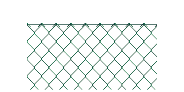 Wire mesh, type 2.8, Material: raw steel, Surface: sendzimir galvanised, green powder-coated, layered winding, Contents per PU: 15 m, Total length: 15 m, Height: 1000 mm, Mesh width: 60 x 60 mm, Material thickness: 1.60 mm, 10-year warranty against rusting through