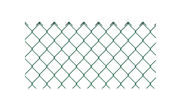 Wire mesh, type 2.8, Material: raw steel, Surface: sendzimir galvanised, green powder-coated, layered winding, Contents per PU: 25 m, Total length: 25 m, Height: 1000 mm, Mesh width: 60 x 60 mm, Material thickness: 1.60 mm, 10-year warranty against rusting through