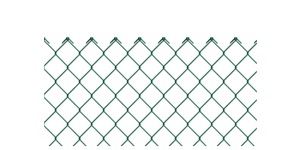 Wire mesh, type 2.8, Material: raw steel, Surface: sendzimir galvanised, green powder-coated, layered winding, Contents per PU: 25 m, Total length: 25 m, Height: 1500 mm, Mesh width: 60 x 60 mm, Material thickness: 1.60 mm, 10-year warranty against rusting through