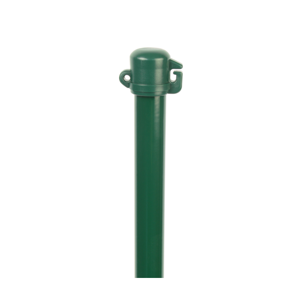 Universalstab, glatte Oberfläche, Material: Stahl roh, Oberfläche: zinkphosphatiert, grün kunststoffbeschichtet RAL 6005, Länge: 1750 mm, Pfosten-Ø: 16 mm, 10 Jahre Garantie gegen Durchrosten