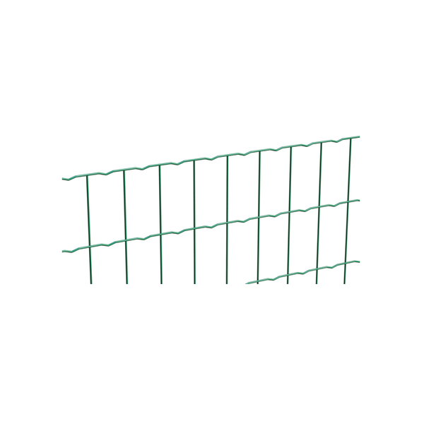 Ornamental grille Deco, Material: raw steel, Surface: galvanised, green powder-coated, Contents per PU: 10 m, Length: 10 m, Height: 410 mm, Mesh width: 50 x 100 mm, Wire Ø: 2.2 mm, 15-year warranty against rusting through