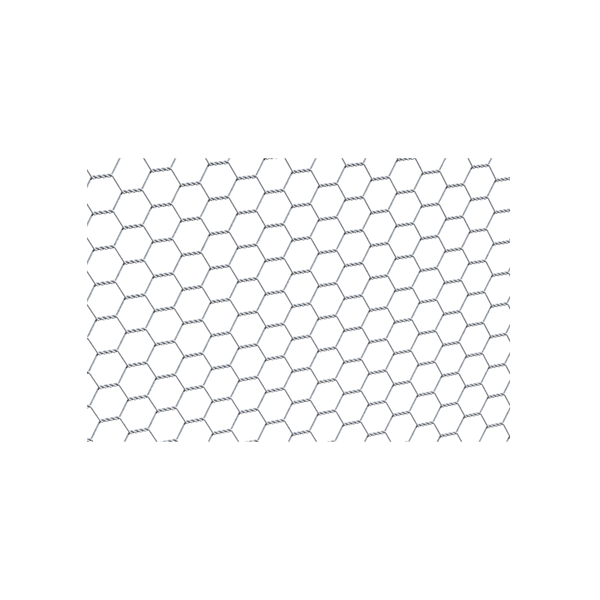 Siatka sześciokątna, materiał: stal surowa, powierzchnia: cynkowana, Zawartość J.sp.: 10 m, Długość: 10 m, Wysokość: 500 mm, Średnica drutu: 0,7 mm, 15 lat gwarancji na przerdzewienie