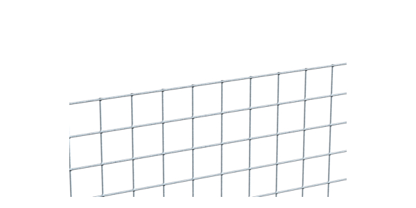 Welded mesh, Material: raw steel, Surface: galvanised, Contents per PU: 5 m, Length: 5 m, Height: 500 mm, Mesh width: 19 x 19 mm, Wire Ø: 1 mm, 10-year warranty against rusting through