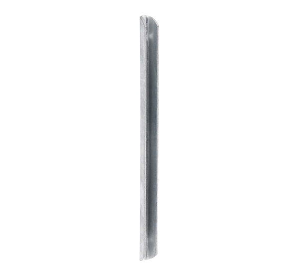 Fence post adapter, for quickly replacing or extending existing fence posts, Material: raw steel, Surface: hot-dip galvanised, Length: 400 mm, For posts-Ø: 34 mm, 15-year warranty against rusting through