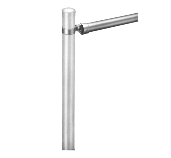 Spannbrücke, Material: Stahl roh, Oberfläche: feuerverzinkt, Länge: 3000 mm, Rohr-Ø: 48 mm, Wandstärke: 1,5 mm, 15 Jahre Garantie gegen Durchrosten