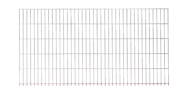Double bar grating panel, type 6/5/6, with excess length, Material: raw steel, Surface: hot-dip galvanised, Width: 2500 mm, Height: 1030 mm, Mesh width: 50 x 200 mm, 15-year warranty against rusting through