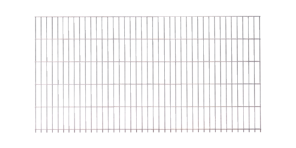 Double bar grating panel, type 6/5/6, with excess length, Material: raw steel, Surface: hot-dip galvanised, Width: 2500 mm, Height: 1230 mm, Mesh width: 50 x 200 mm, 15-year warranty against rusting through