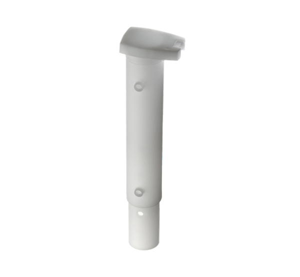 Ground sleeve for clothesline poles, Material: plastic, colour: white, Total length: 312 mm, Insertion depth: 240 mm, For posts-Ø: 42 mm