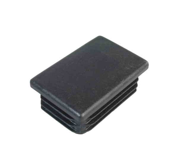 Pfostenkappe für rechteckige Metallpfosten, Material: Kunststoff, Farbe: schwarz, für Pfosten: 60 x 40 mm