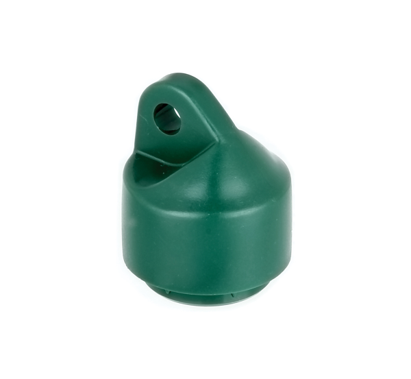 Brace cap for braces and tension bridges, Material: plastic, colour: green, For tube-Ø: 34 mm