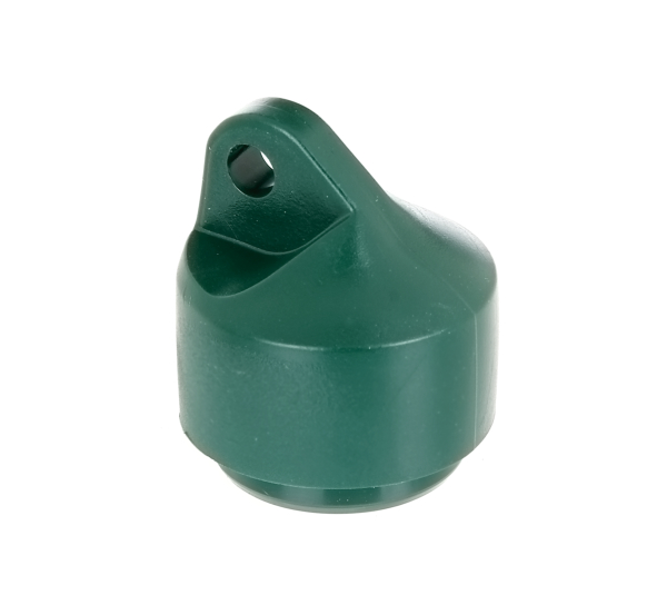 Kapturek do wspornika, materiał: tworzywo sztuczne, kolor: zielony, dla średnicy rur: 38 mm