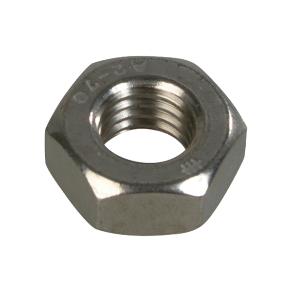 Hexagonal nut for barrier system Plus 7, when a replacement is needed, Material: stainless steel, Thread: M10