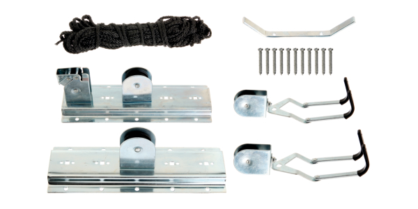 Bike Lift per fissaggio al soffitto, Materiale: acciaio grezzo, superficie: galvanizzata
